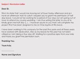 Tips For Writing Permission Letter?