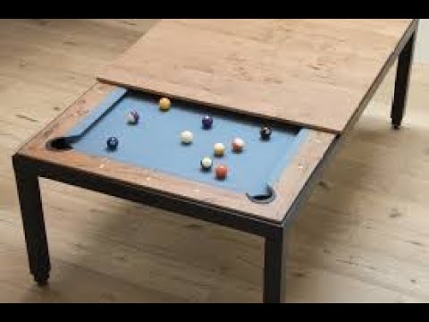 How to make a pool table in the dining table